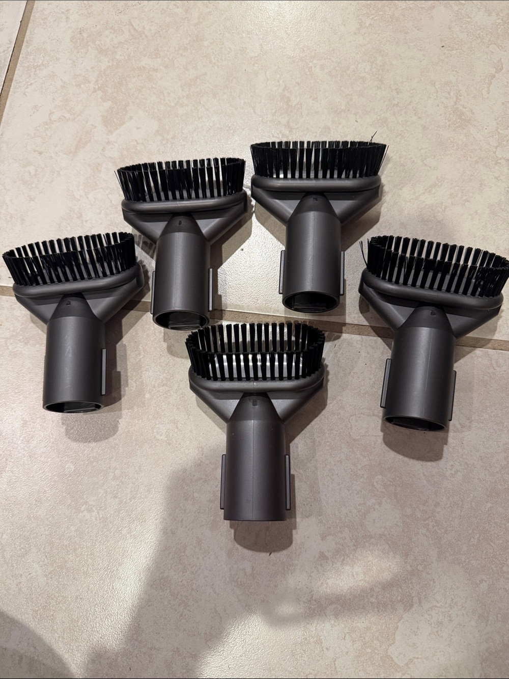 Dyson Black Pet Grooming Brush Attachment Set - 5-Pack